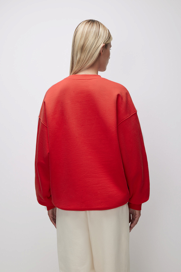 Свитшот оверсайз (красный)