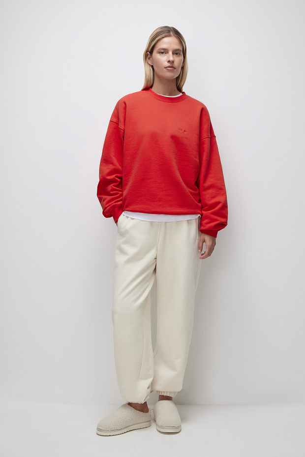 Свитшот оверсайз (красный)