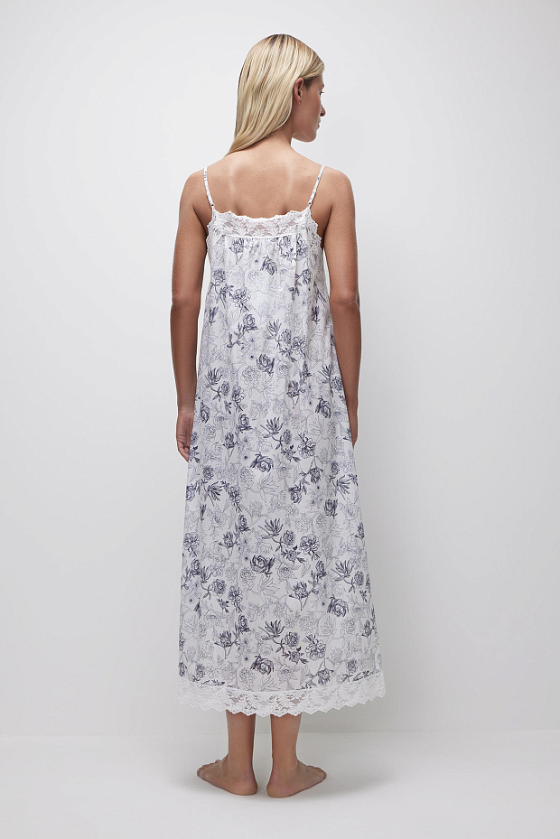 Сорочка из батиста (принт)