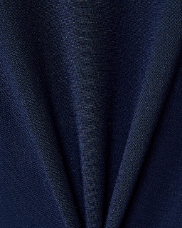 Халат из хлопка (темно-синий)