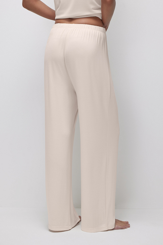 Брюки свободные (кремовый)