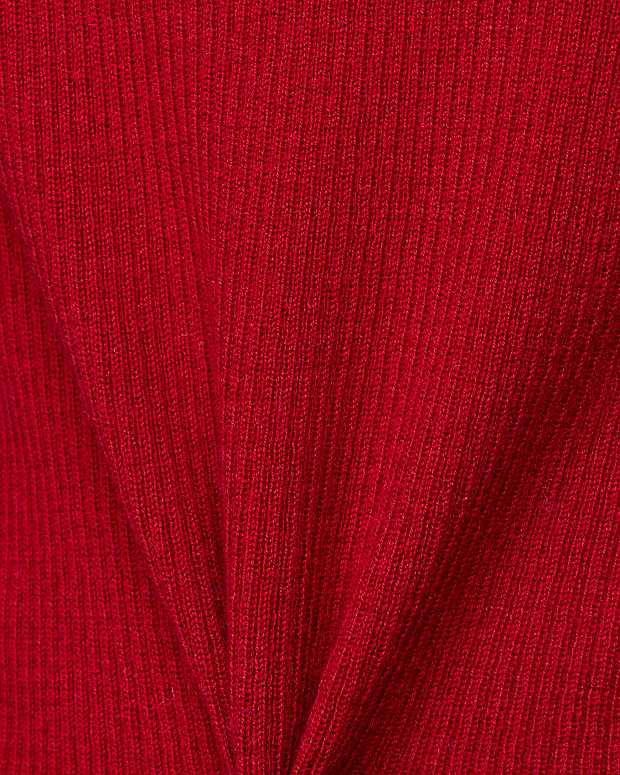 Майка вязаная в рубчик (бордовый)