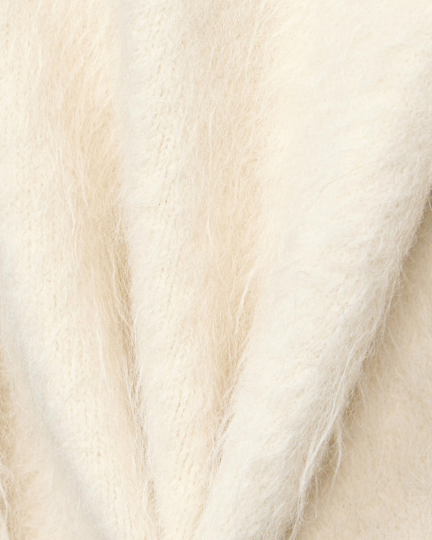 Объемный кардиган (молочный)