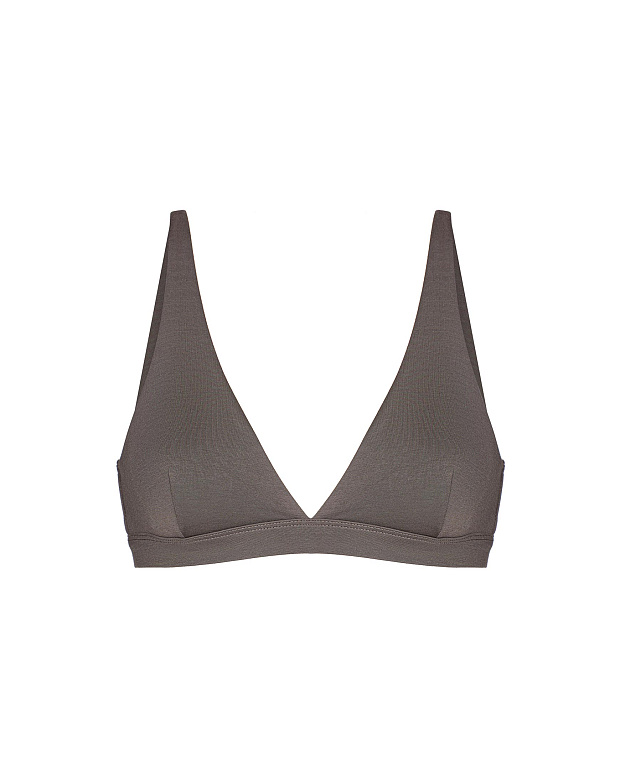 Бюстгальтер на регулируемых бретелях (кофейный)