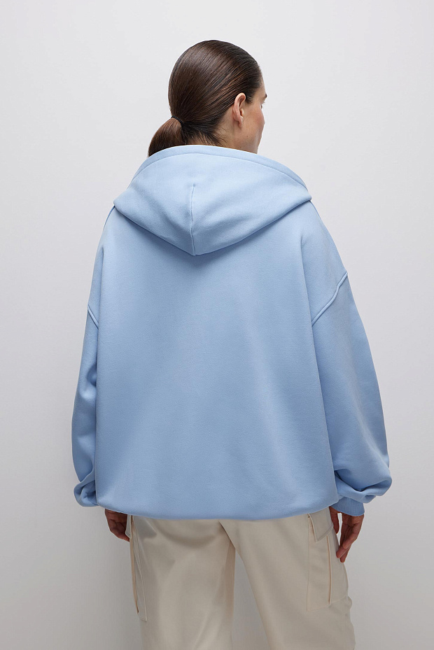 Худи объемный (светло-голубой)