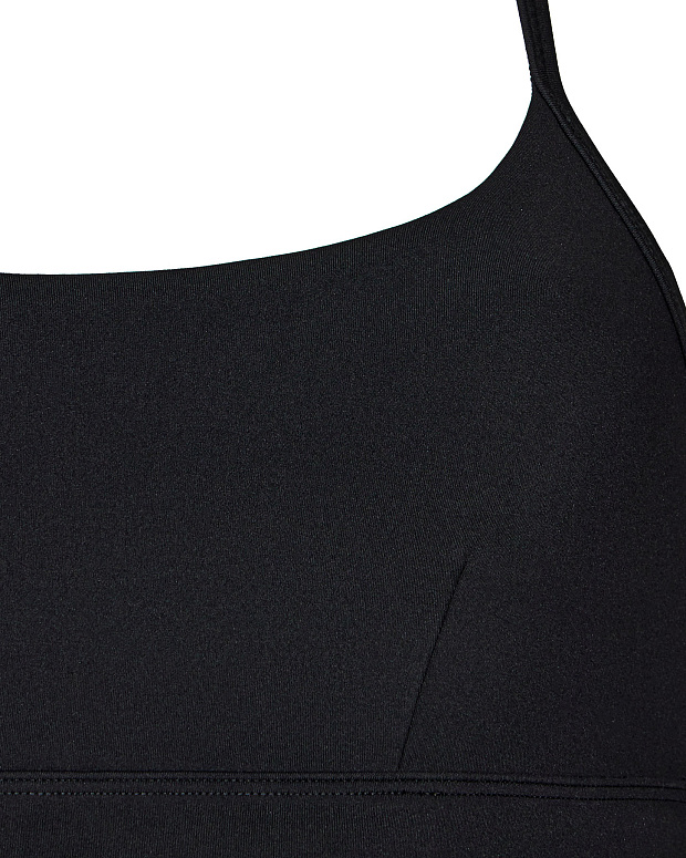 Топ на тонких бретелях (черный)