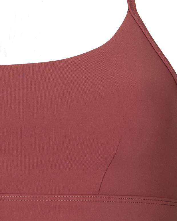 Топ на тонких бретелях (терракотовый)