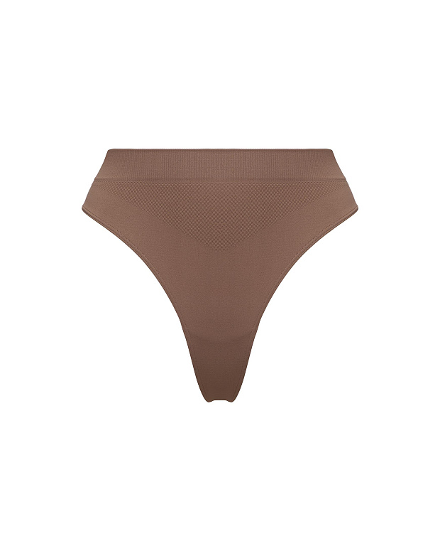 Трусы-слипы со средней посадкой (серо-бежевый)