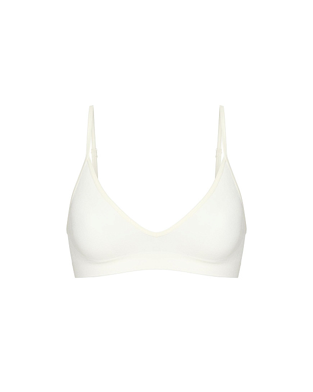 Топ на тонких бретелях Бамбук (пломбир)