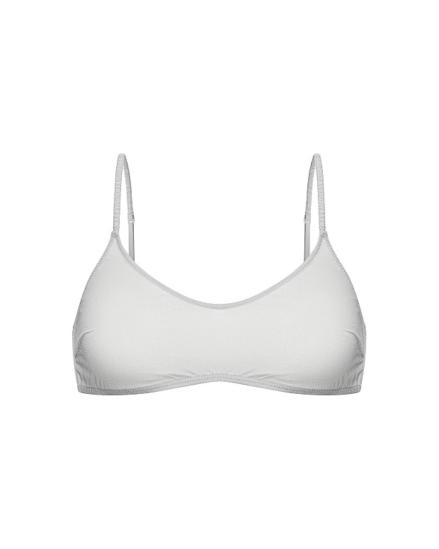 Бюстгальтер на тонких бретелях (дымчатый)