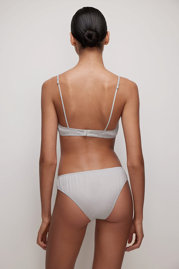 Бюстгальтер на тонких бретелях (дымчатый)