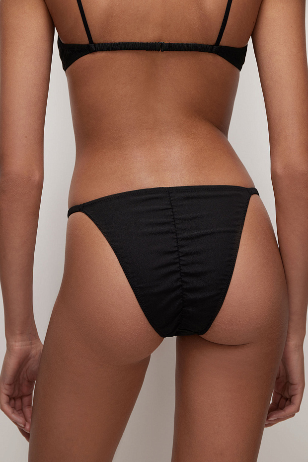 Трусы-танга со средней посадкой (черный)