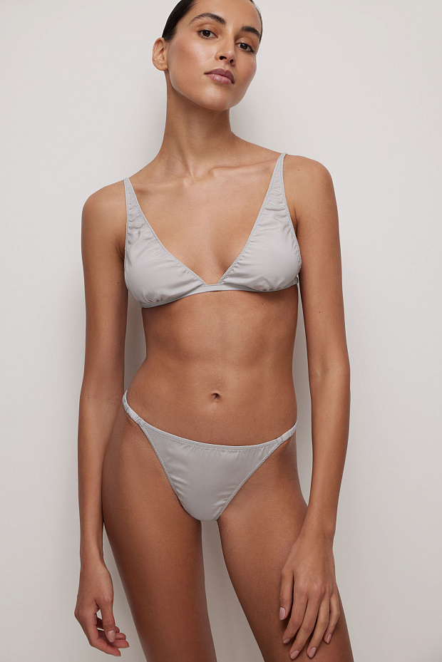 Трусы-танга со средней посадкой (дымчатый)