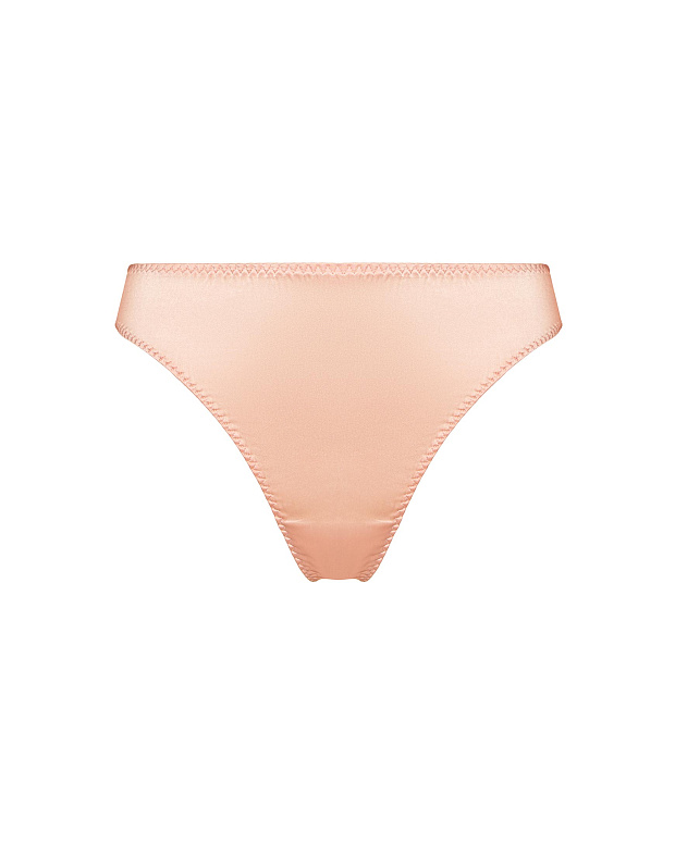 Трусы-бразильяно со средней посадкой (персиковый)