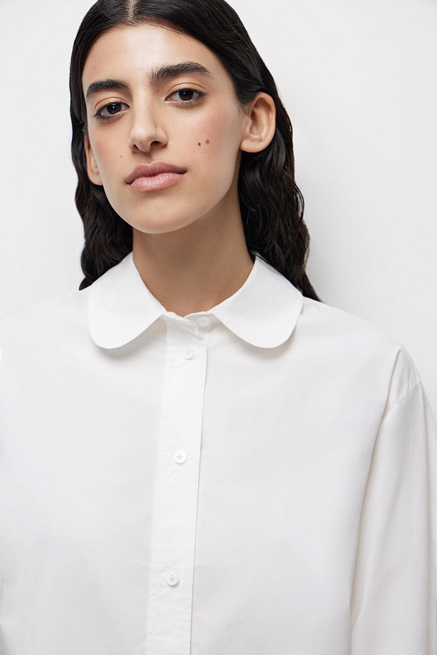 Пижамная рубашка (молочный)