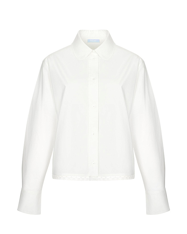 Пижамная рубашка (молочный)