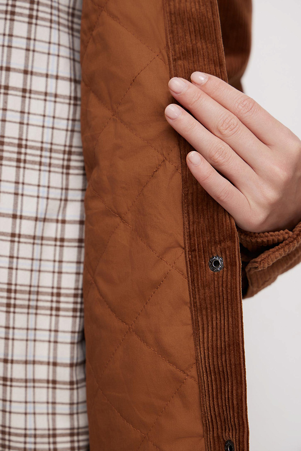 Куртка-рубашка (терракотовый)