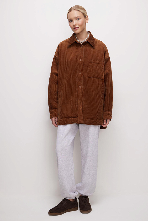 Куртка-рубашка (терракотовый)