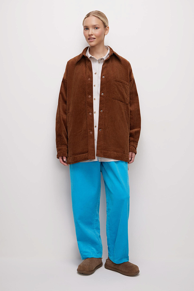 Куртка-рубашка (терракотовый)