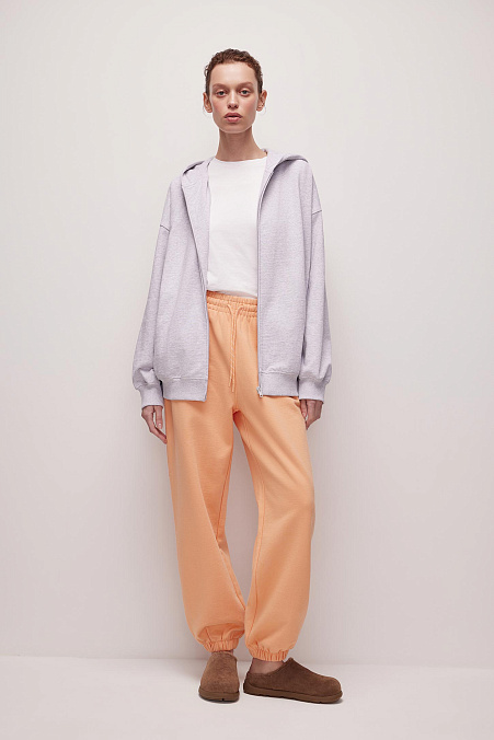 Брюки джоггеры (персиковый)