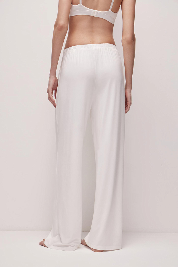 Пижамные брюки женские (молочный)