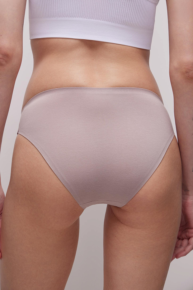 Набор Трусы-слипы со средней посадкой (светло-бежевый)