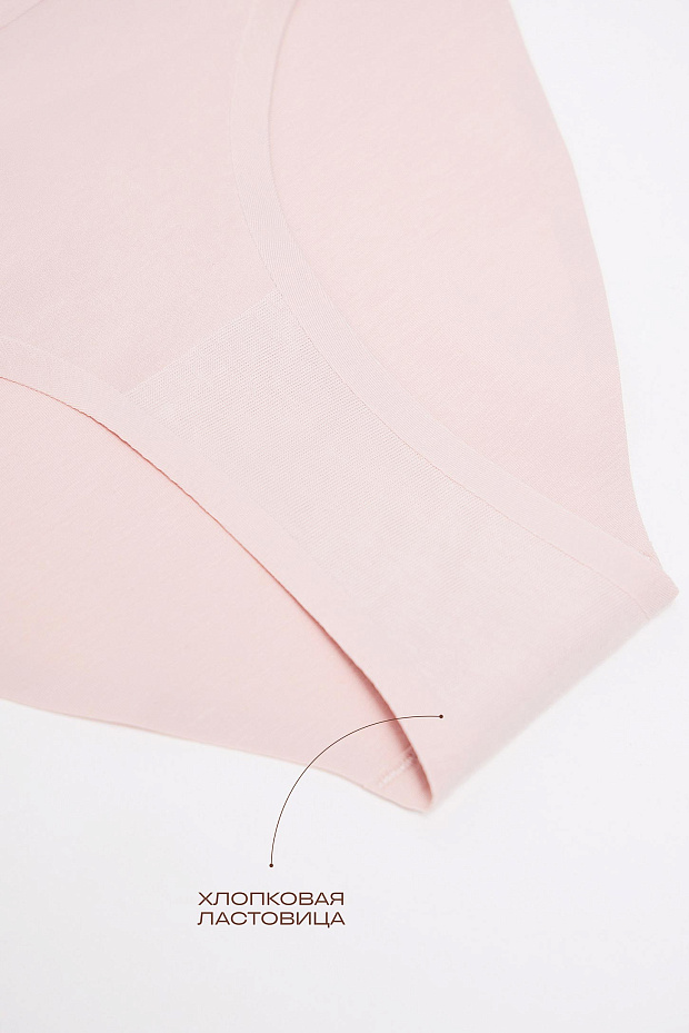 Трусы-слипы со средней посадкой (пудрово-розовый)