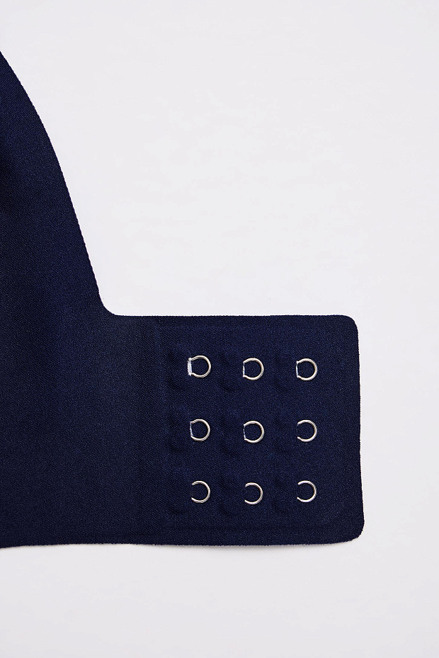 Топ-бюстье с лазерным кроем с чашками Invisible (синий)