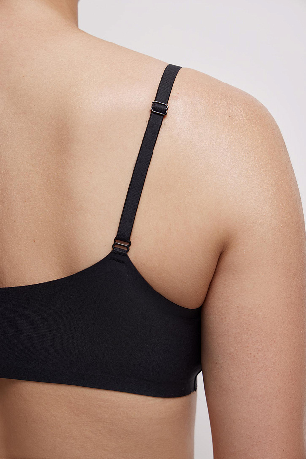 Топ на регулируемых бретелях (черный)