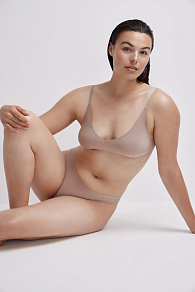 Бюстгальтер на тонких бретелях с V-образным вырезом Skin