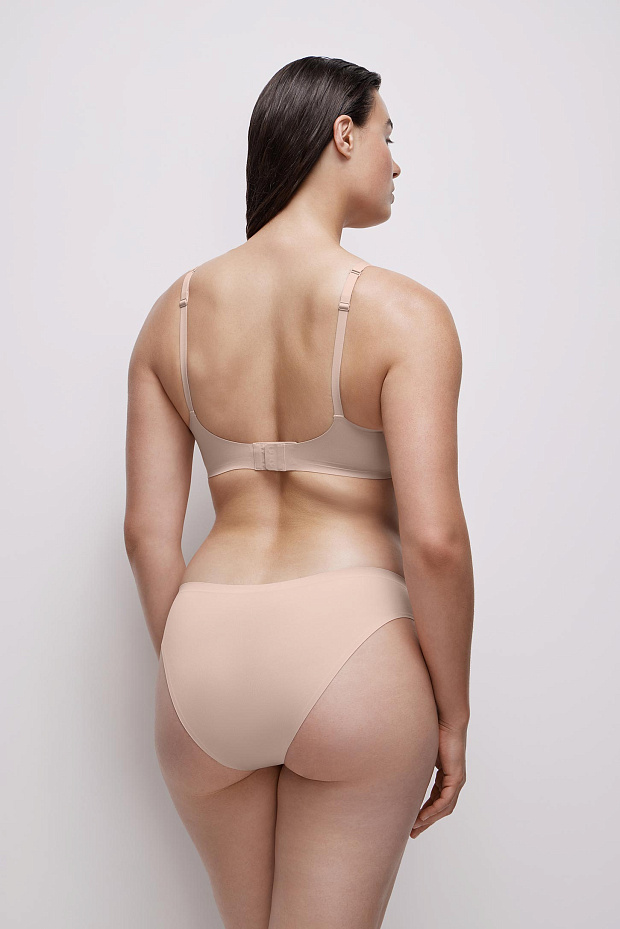 Трусы-слипы c лазерным кроем Invisible (пудрово-розовый)