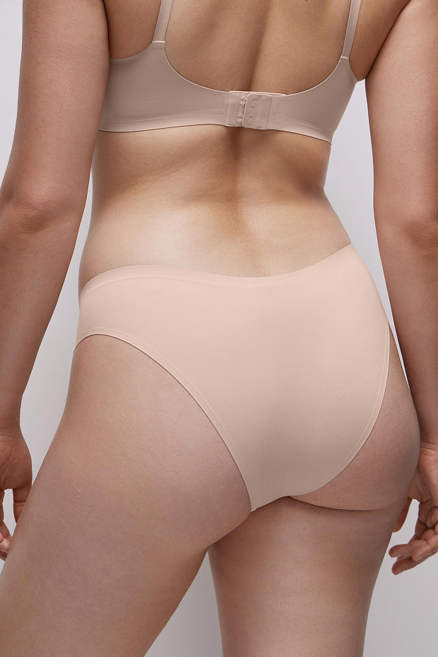 Трусы-слипы c лазерным кроем Invisible (пудрово-розовый)