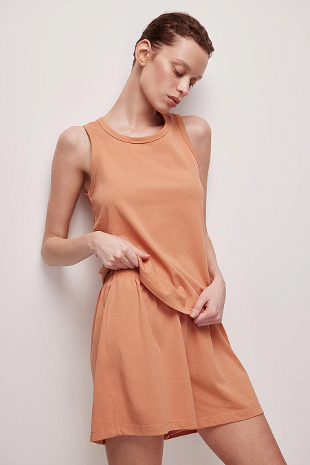 Домашние шорты (персиковый)