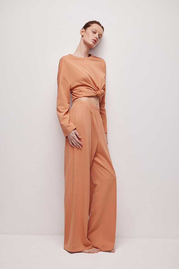 Домашние брюки (персиковый)