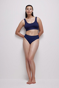 Трусы-бразильяно с высокой посадкой Ribbed Base