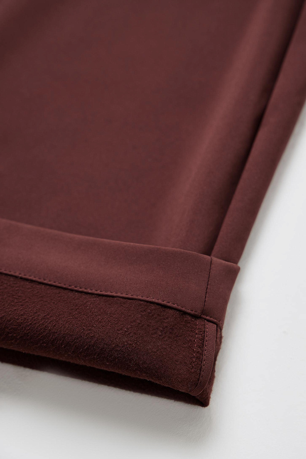 Брюки прямые (махагон)