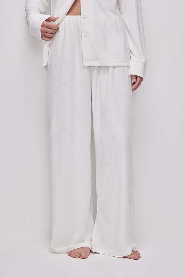Пижамные брюки (молочный)