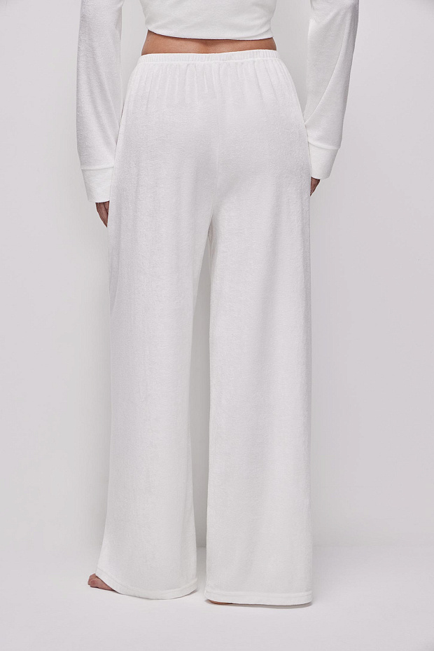 Пижамные брюки (молочный)