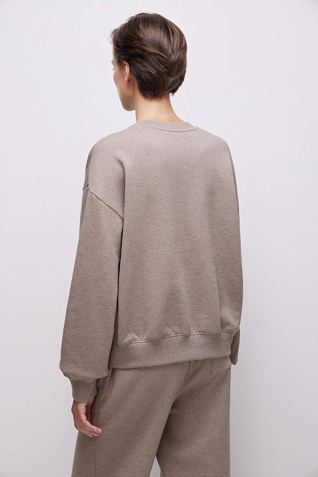 Толстовка оверсайз (кофейный меланж)