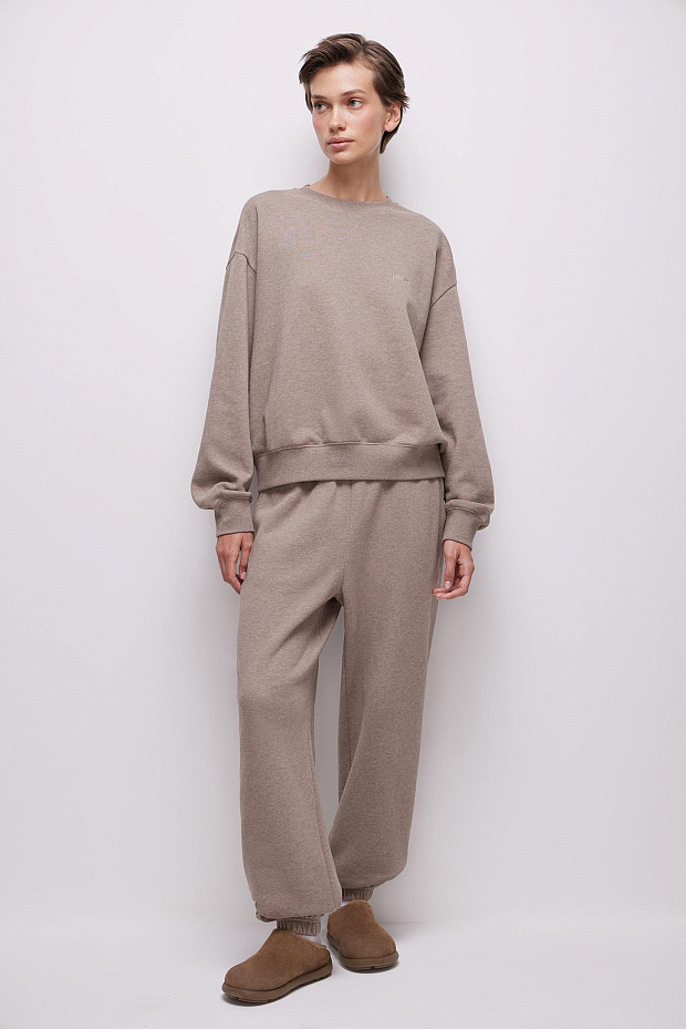 Толстовка оверсайз (кофейный меланж)