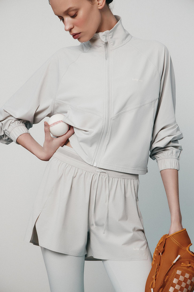 Спортивные шорты (светло-серый)