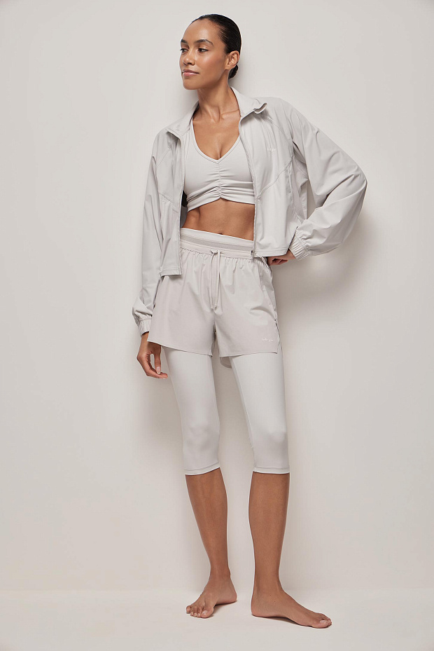 Спортивные шорты (светло-серый)