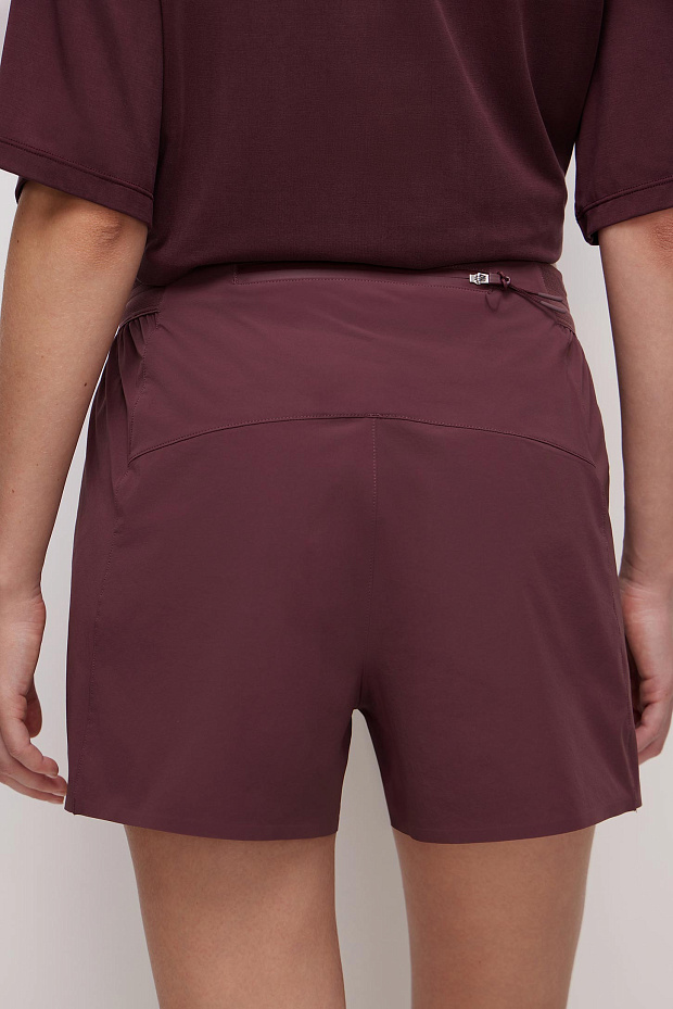 Спортивные шорты (бордовый)