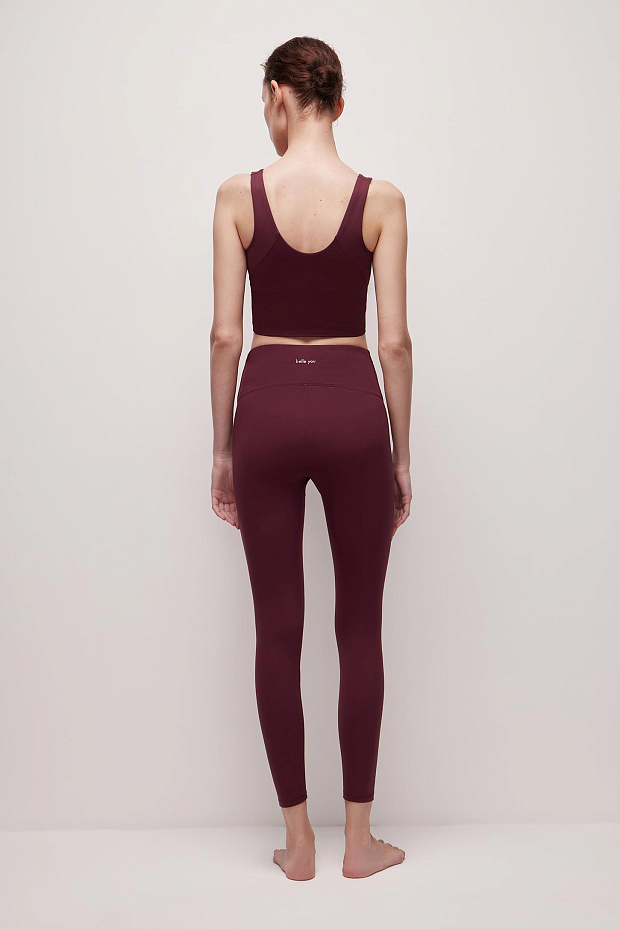 Спортивные легинсы (бордовый)