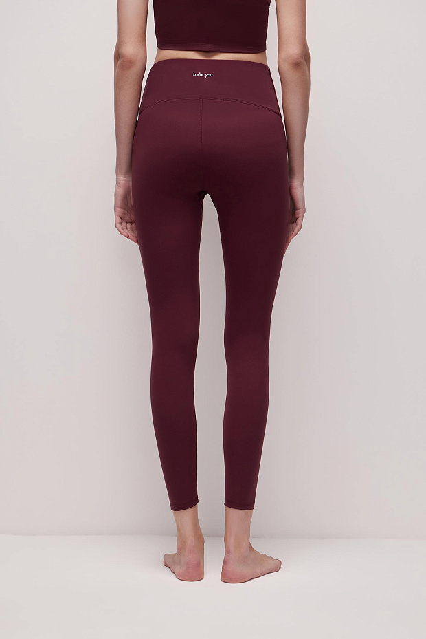 Спортивные легинсы (бордовый)