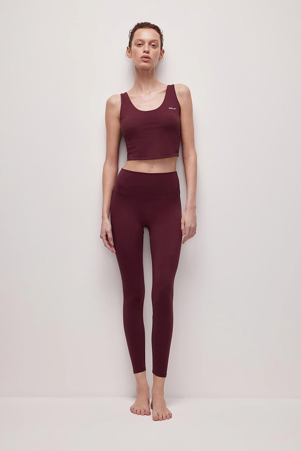 Спортивные легинсы (бордовый)