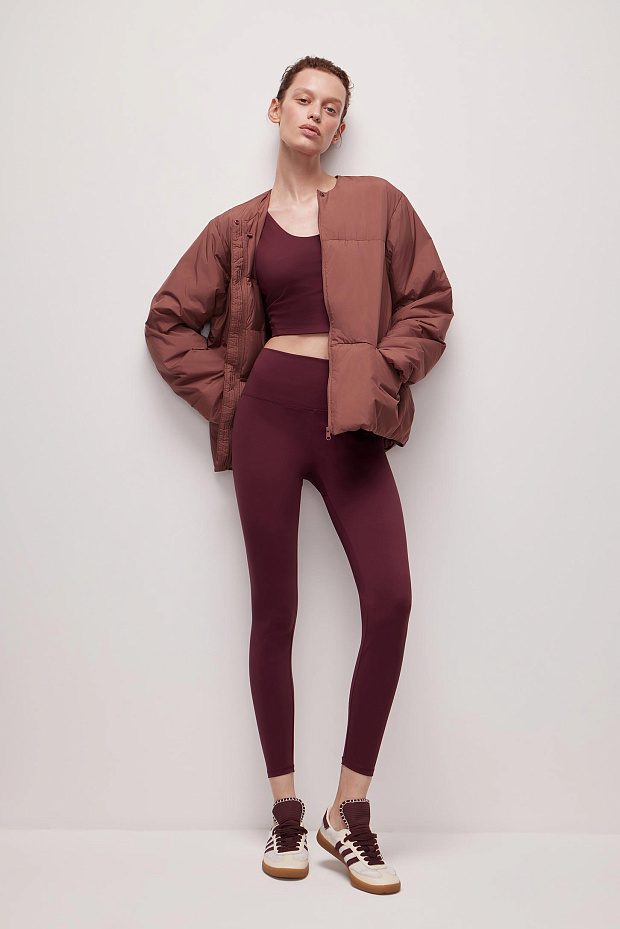 Спортивные легинсы (бордовый)