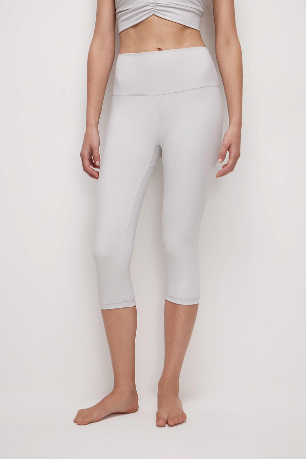 Легинсы укороченные (светло-серый)