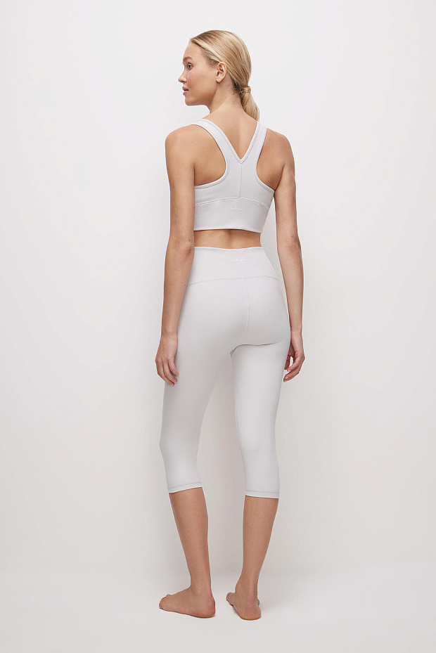 Легинсы укороченные (светло-серый)