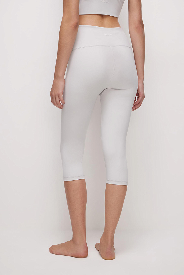 Легинсы укороченные (светло-серый)